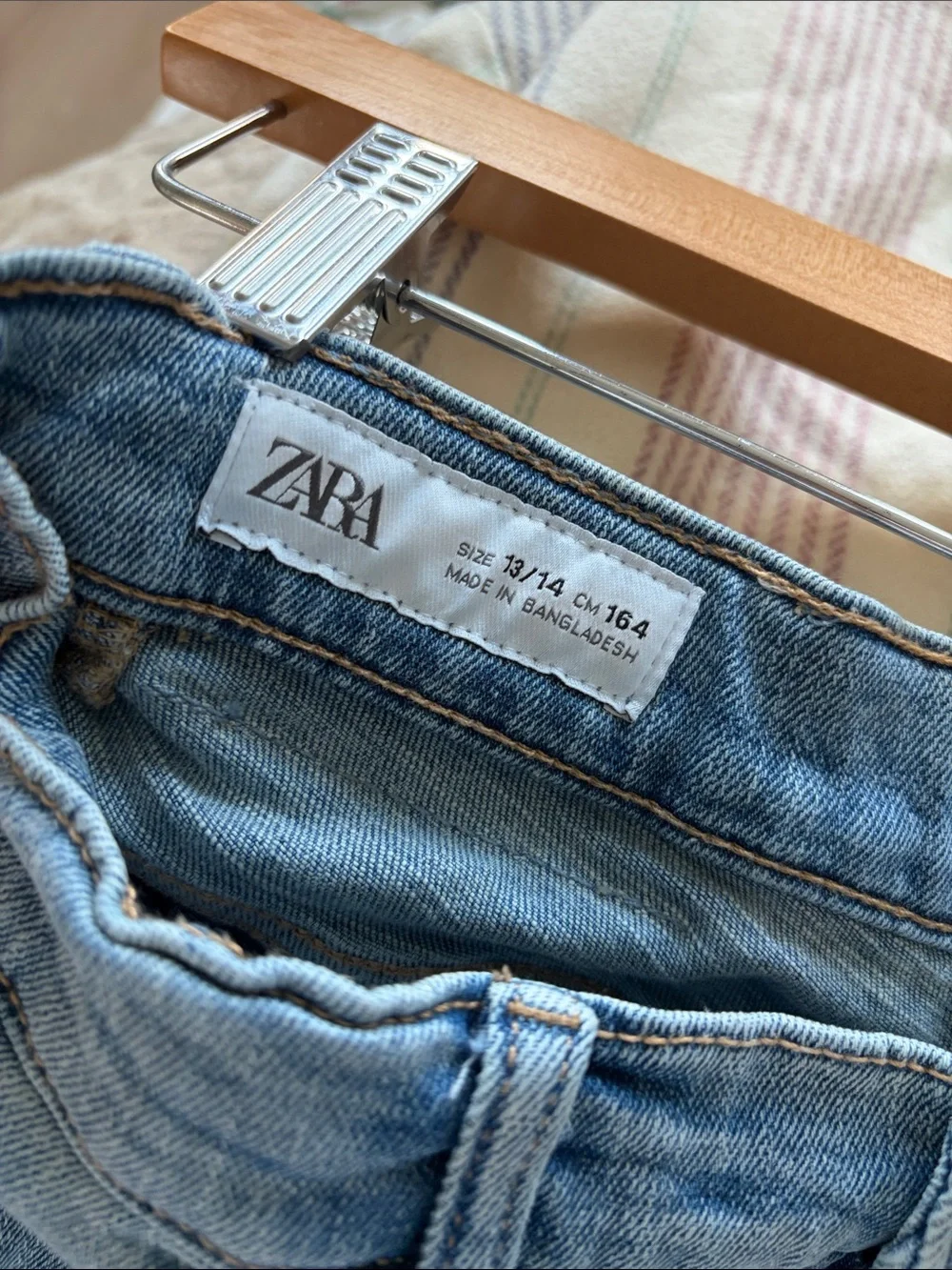 Nike Beige Pants with Light Blue Jeans and Brown Joggers